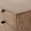 Trey Modular Filing Credenza - Leather Pulls