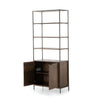 Trey Modular Wide Bookcase Bottom Open Cabinet