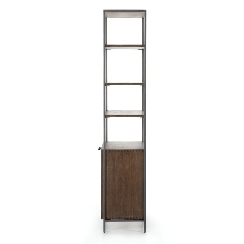 Trey Modular Wide Bookcase Side View