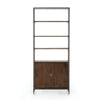 Trey Modular Wide Bookcase Back View