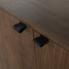 Trey Modular Wide Bookcase Leather Pulls