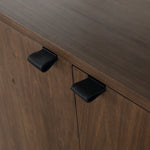 Trey Modular Wide Bookcase Leather Pulls