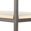 Trey Modular Wide Bookcase Iron Framing Detail