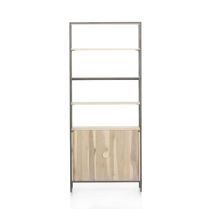 Trey Modular Wide Bookcase Back View