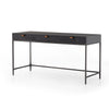 Four Hands Trey Modular Writing Desk Black Wash Poplar