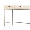 Trey Modular Writing Desk close view of left side