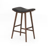 VBFS-037-405 Union Bar Stool Distressed Black Angled View