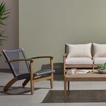 Novato Outdoor Chair - Natural Eucalyptus