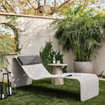 Paige Outdoor Woven Chaise Four Hands