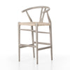 Muestra Stool - Weathered Grey Teak