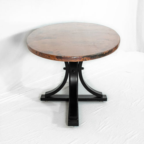 Vestal Oval Copper Dining Table Artesanos