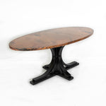 Vestal Oval Copper Dining Table Artesanos