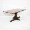 Vestal Rectangle Copper Dining Table - Natural Finish