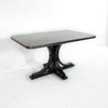 Vestal Copper Dining Table Black Base Copper Tabletop Artesanos