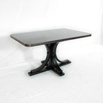 Vestal Copper Dining Table Black Base Copper Tabletop Artesanos