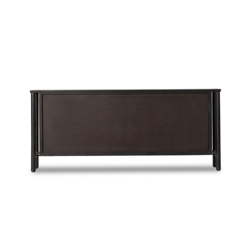 Veta Sideboard Black Cane Back View 230334-002
