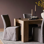 Vista Dining Chair Heather Twill Carbon Staged Image