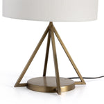 Walden Table Lamp Antique Brass Pyramid Base 101138-003