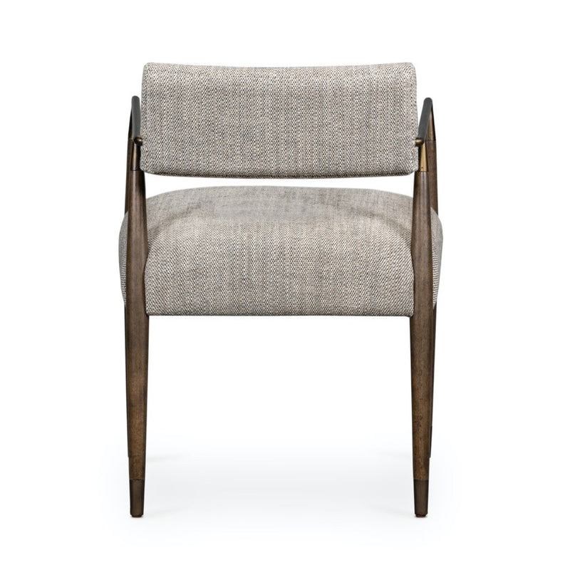 Waldon Dining Chair - Thames Coal Back View