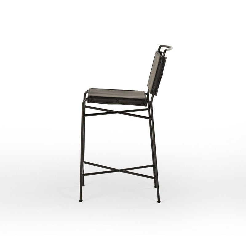 Wharton Bar & Counter Stool Side View