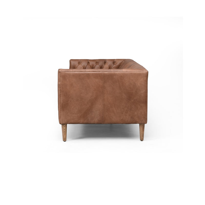 Tufted Leather Sofa