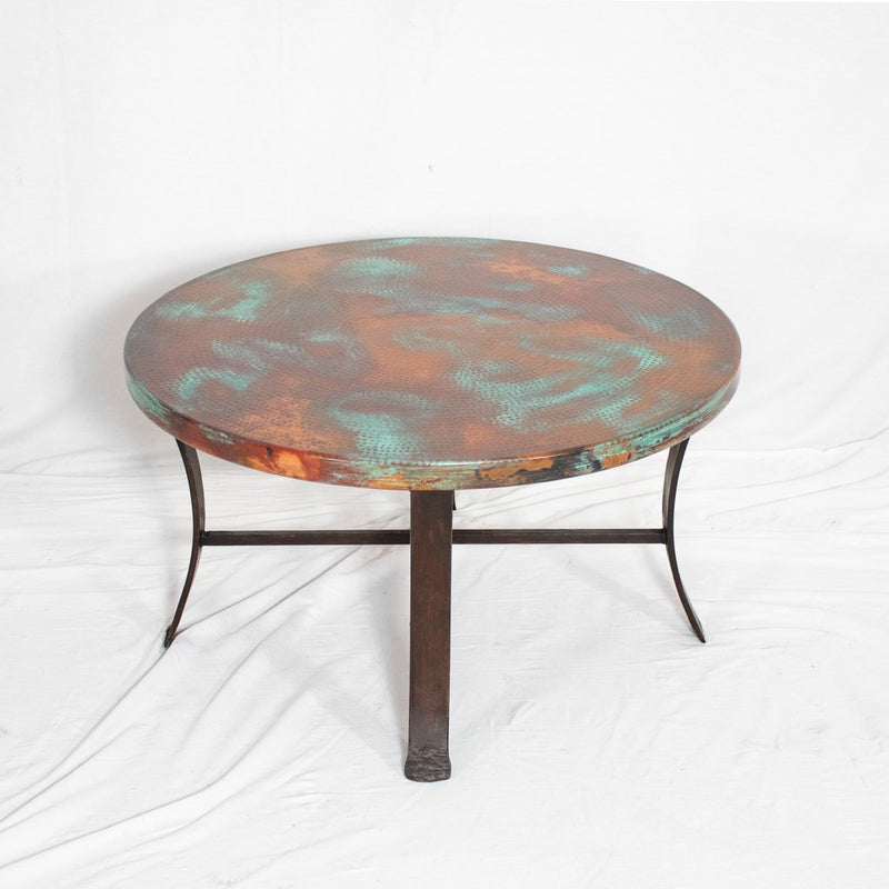 Windom Copper Coffee Table Green Copper