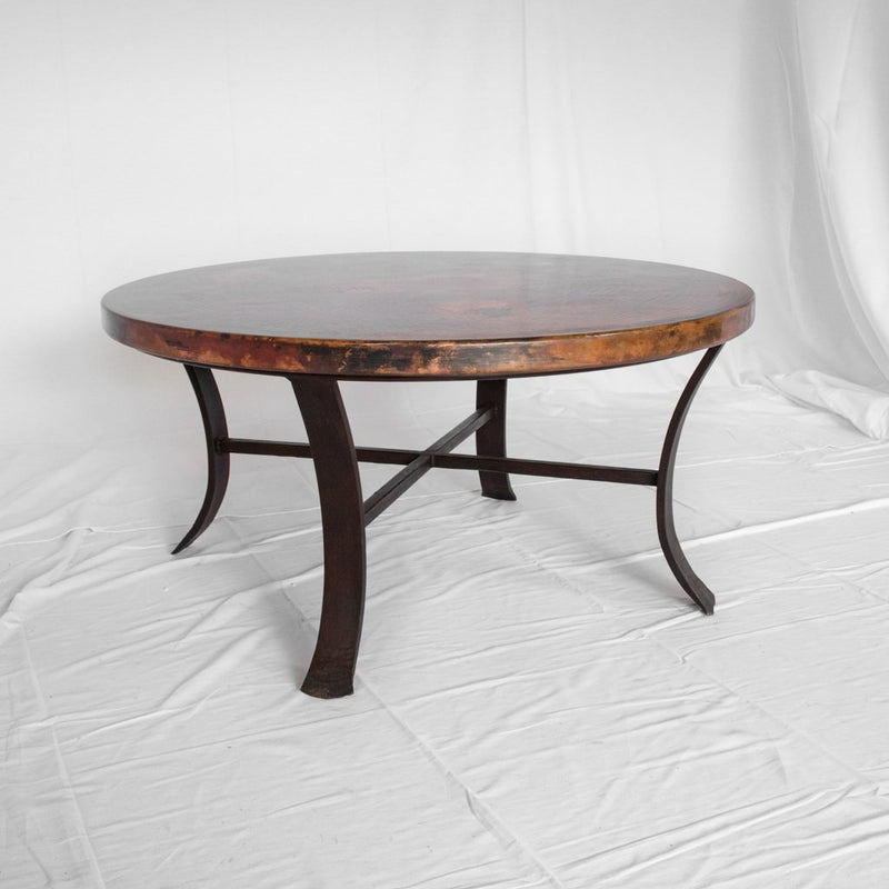 Artesanos Round Copper Coffee Table