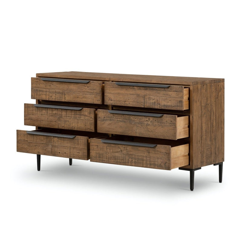 Wyeth 6 Drawer Dresser Rustic Sandalwood