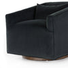 York Swivel Chair - Modern Velvet Smoke