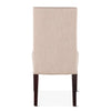 Linen Upholstered Dining Chair back view