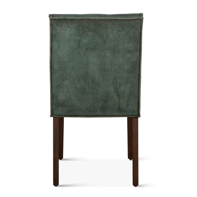 Velvet Modern Dining Chair back view