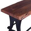 Counter Height Bench Raw Walnut